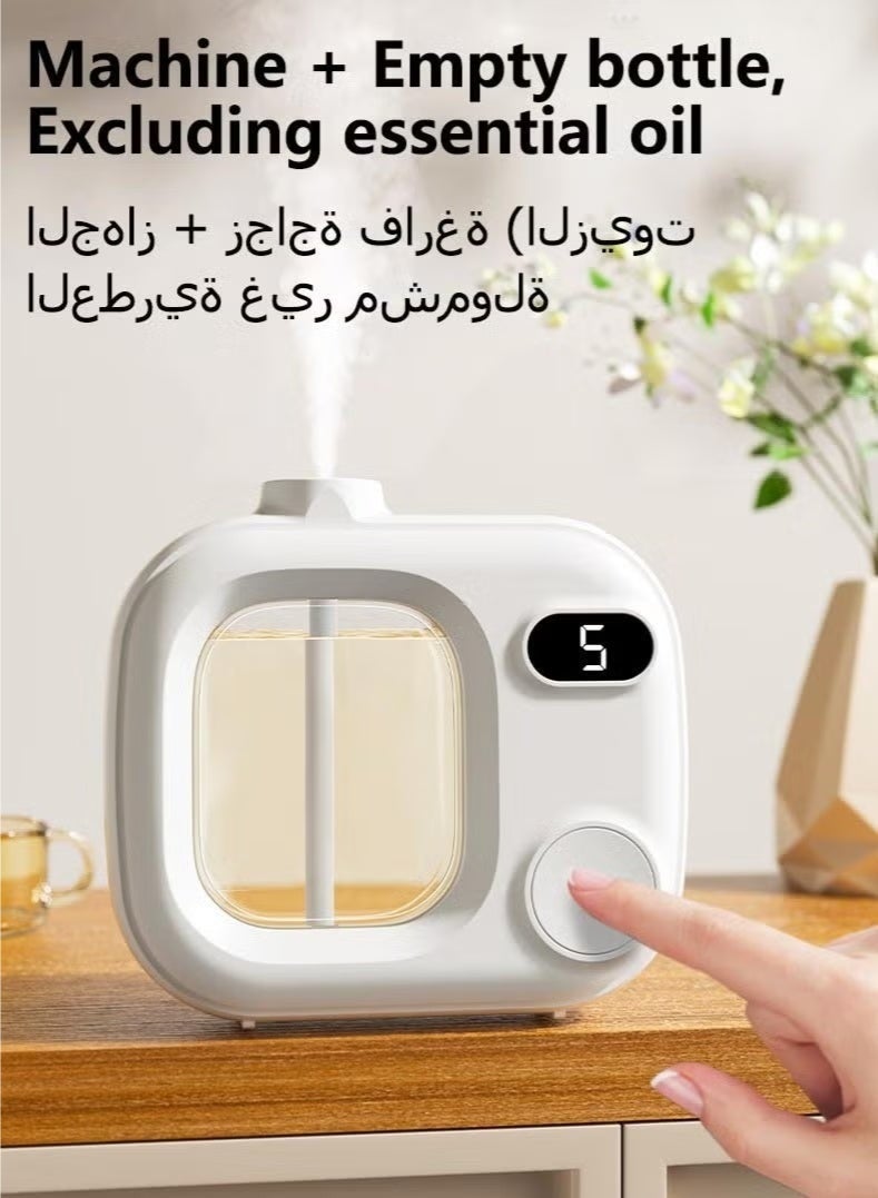 Essential oil diffuser, air aromatherapy device, aromatherapy machine with LED display and 5 intelligent modes - Image 1